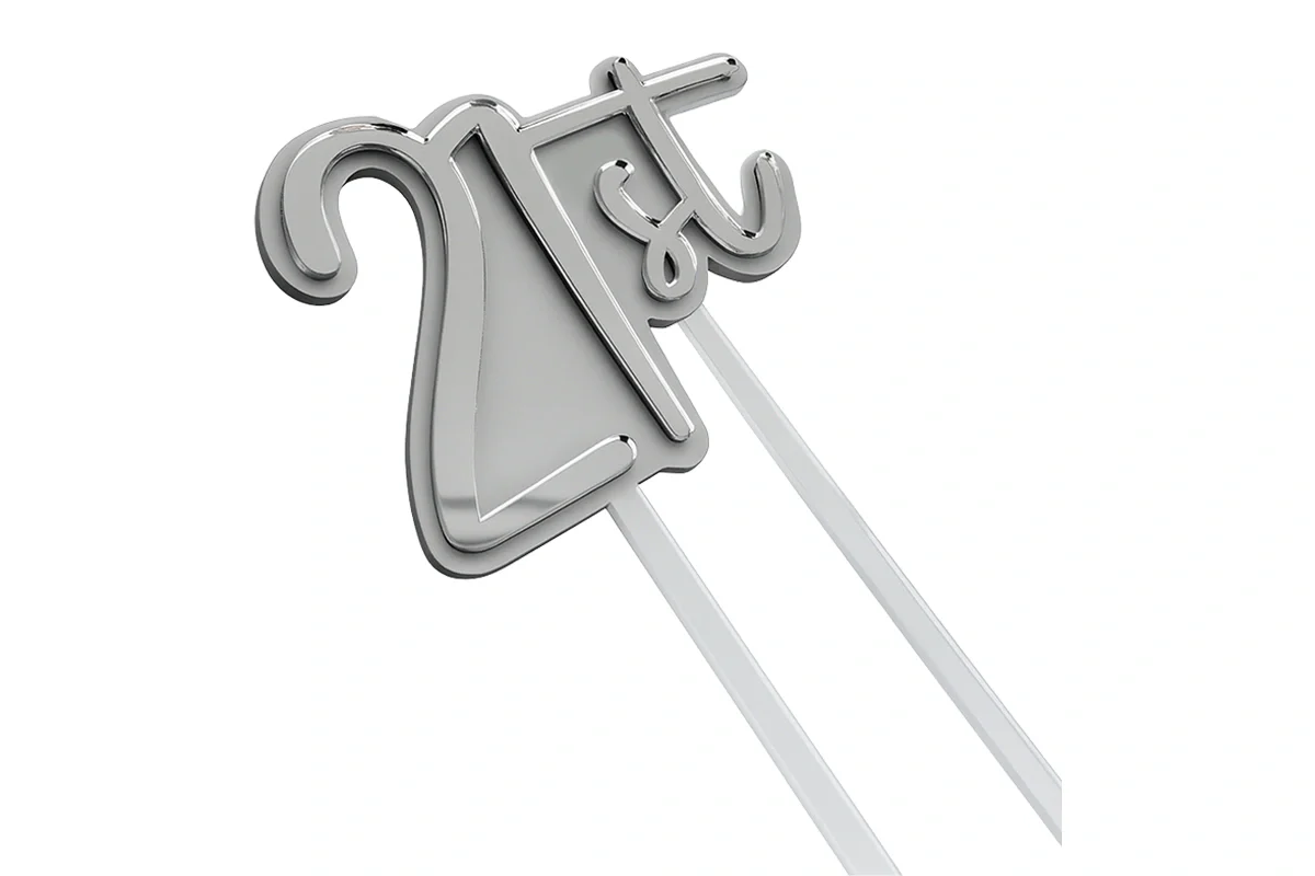 Silver 21st Birthday Topper - Iconic Cake Art - Image 4
