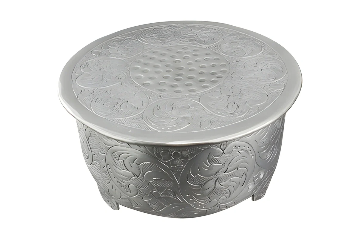 Silver Round 18 Hand Crafted Plateau Style Cake Stand - Iconic Cake Art - Image 4
