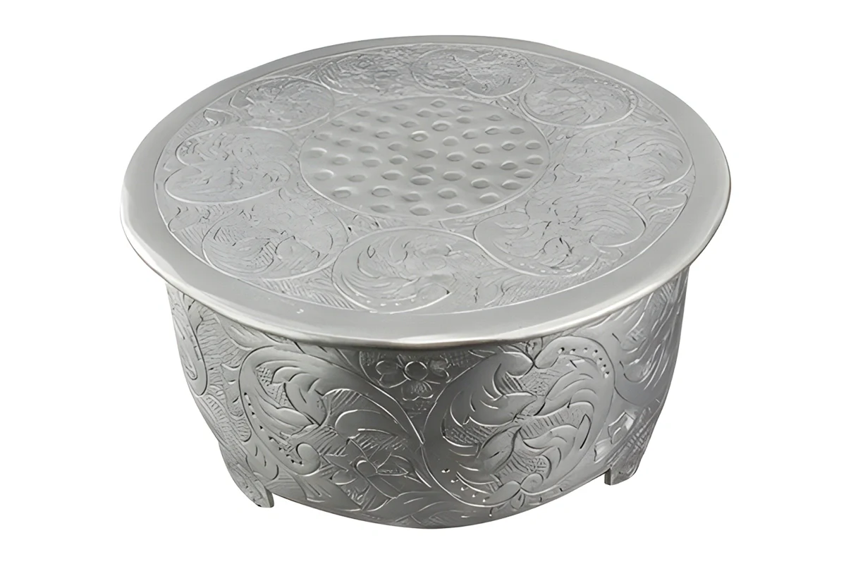 Silver Round 20 Hand Crafted Plateau Style Cake Stand - Iconic Cake Art - Image 4