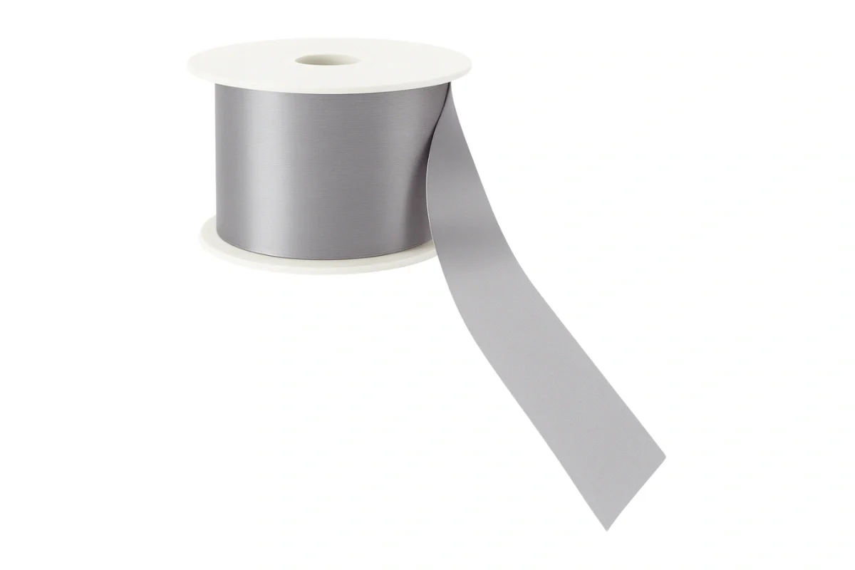 Silver Satin Ribbon Double Sided 25mm - My Dream Cake