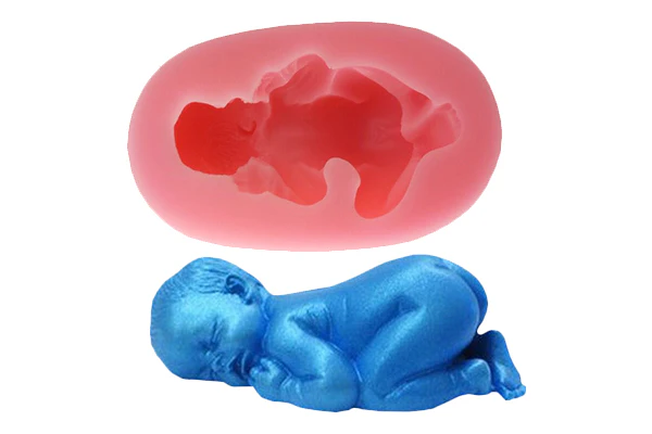 Sleeping Baby - Face Up Silicone Mould - Iconic Cake Art - Image 2