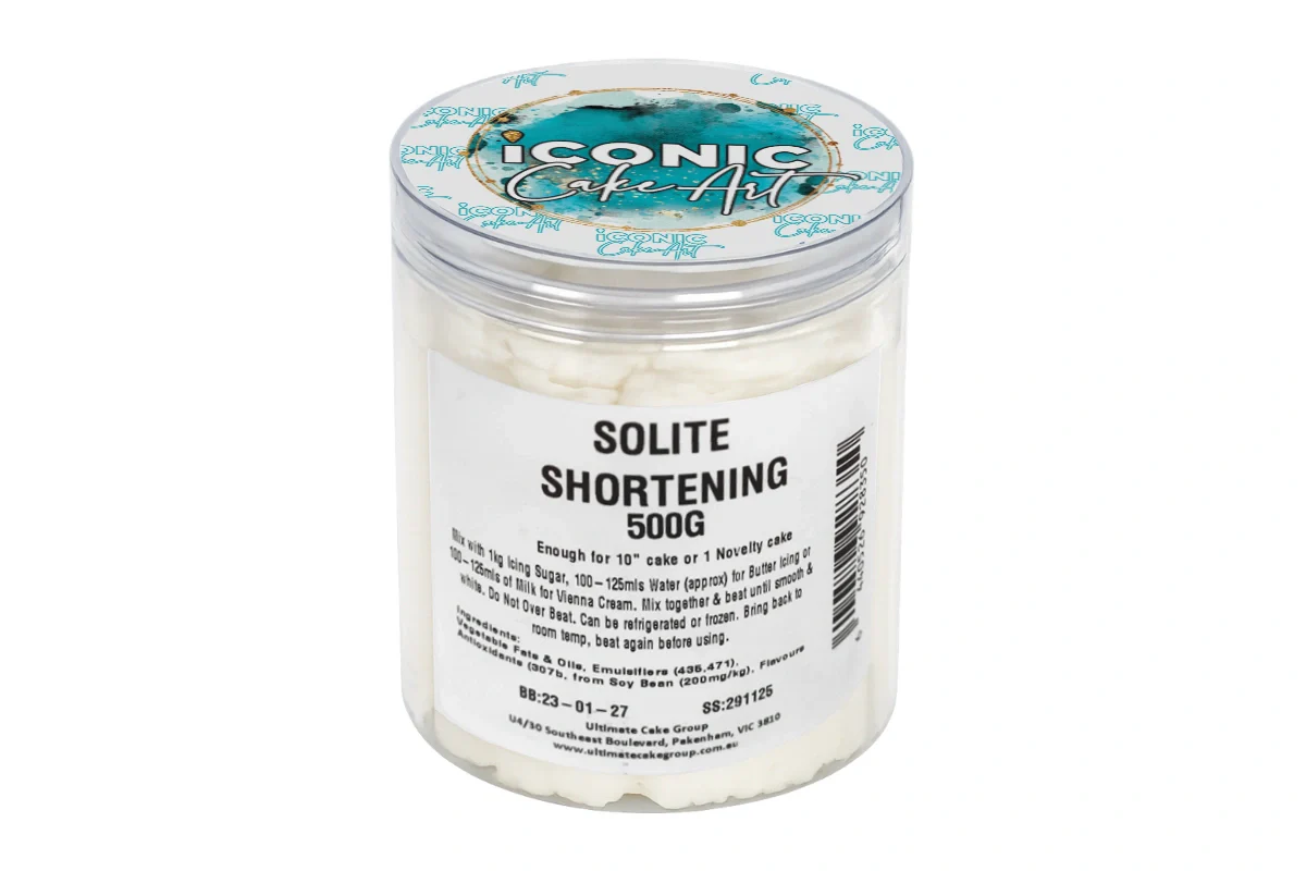 Solite Shortening - Buttercream - Butter Cream 500g - Iconic Cake Art - Image 3
