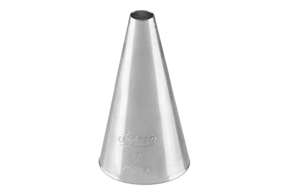 Standard Round Tube No 7 Piping Tip - Ateco