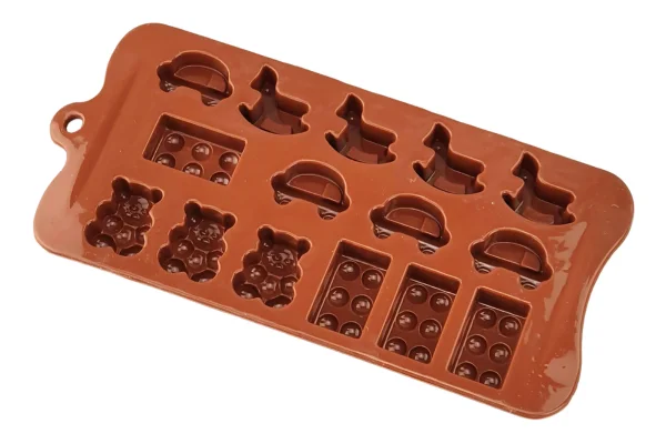 Toys - Cooking Horse Lego Car - Easy Flex Chocolate Silicone Mould - Iconic Cake Art - Image 2