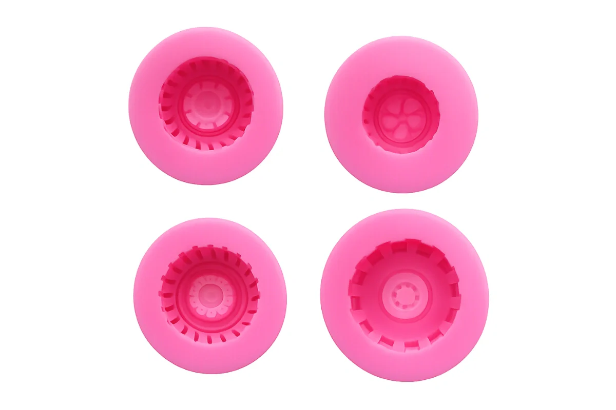 Tyre Wheel Silicone Mould (4 Pack) - Iconic Cake Art - Image 2