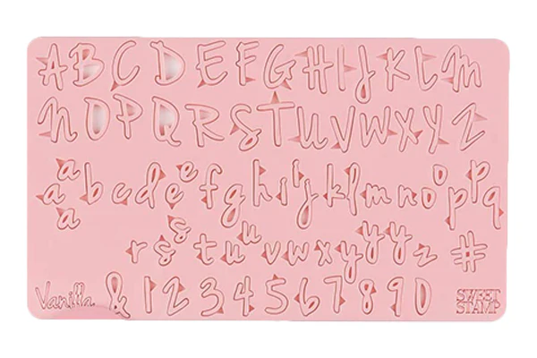 Vanilla Set - Uppercase, Lowercase, Numbers and Symbols - Sweet Stamp