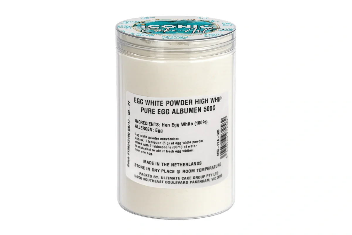 White Egg Powder High Whip 500g - Iconic Cake Art - Image 3