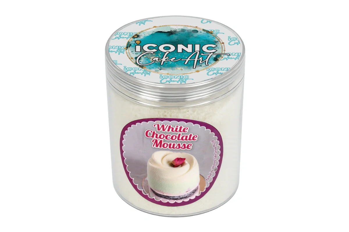 White Mousse Mix 250g - Iconic Cake Art - Image 2