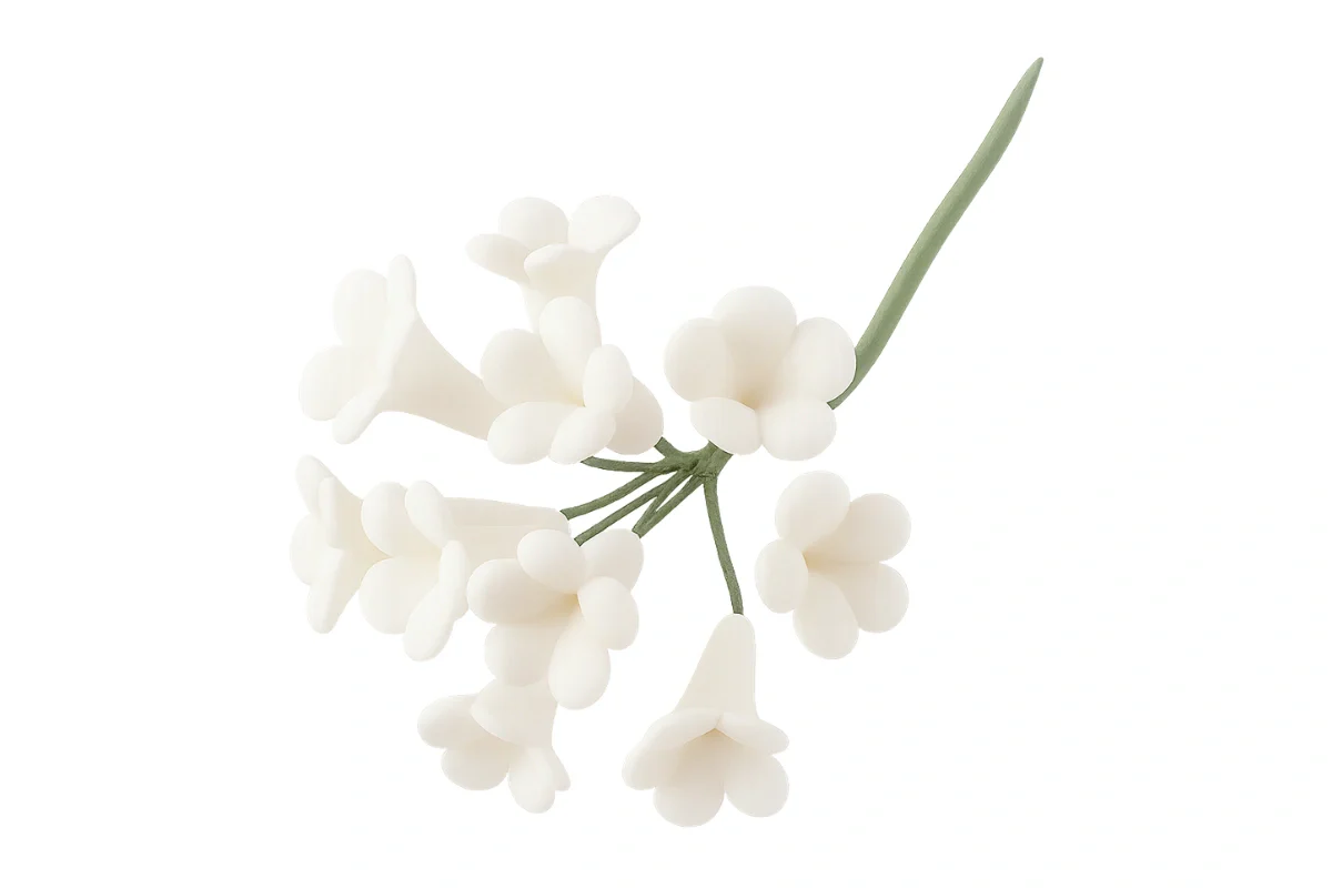 White Petite Filler Bunch - Sweet Sugar Flowers