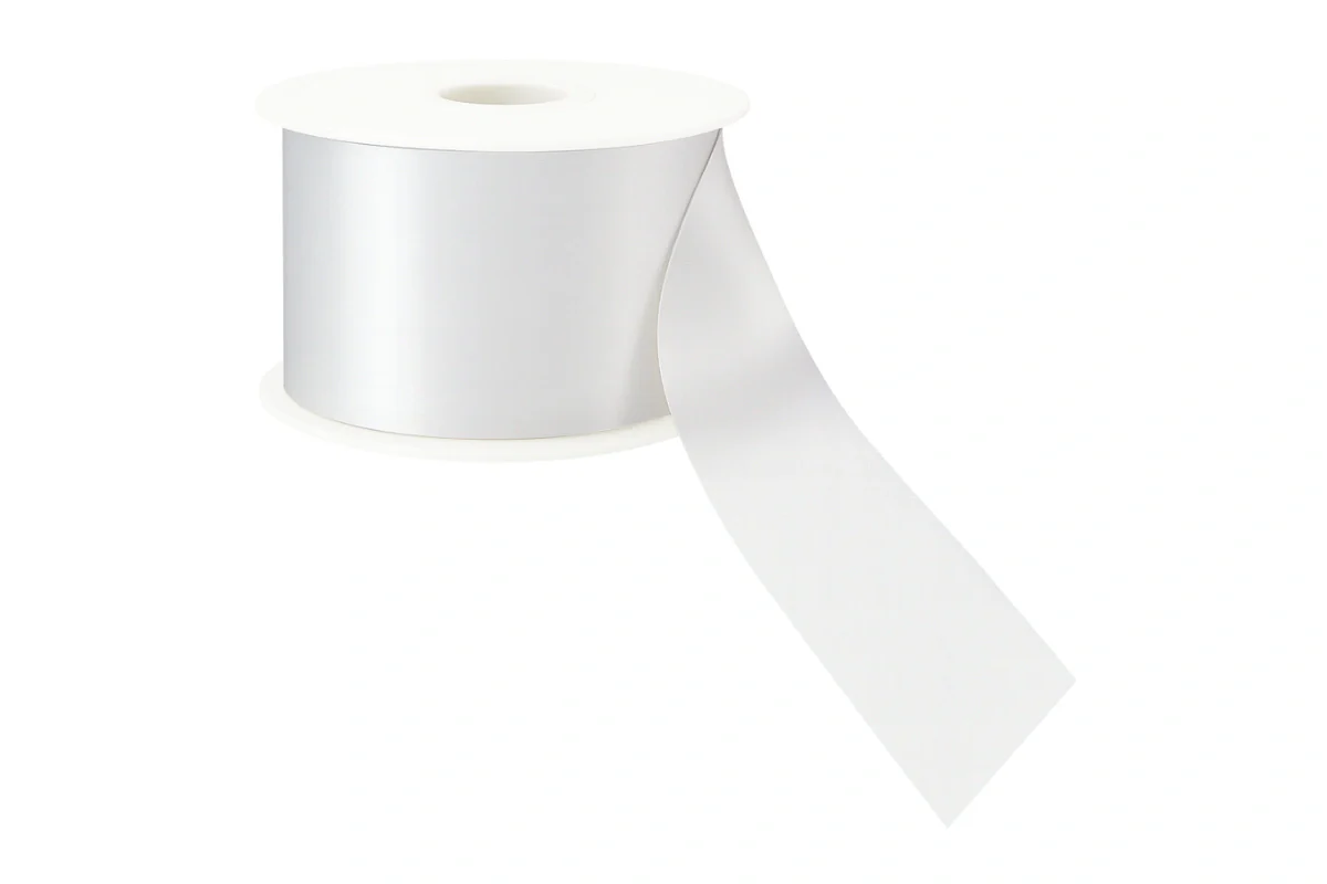 White Satin Ribbon Double Sided 38mm - My Dream Cake