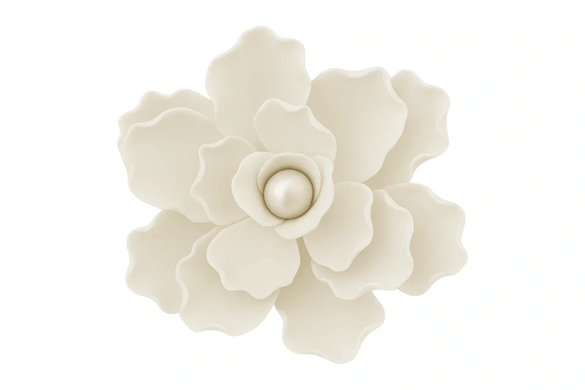 White Single Gardenia 13cm - Sweet Sugar Flowers