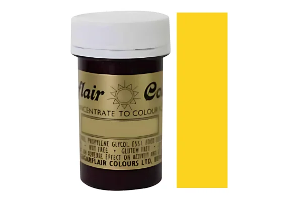 Yellow Egg Cream Spectral Paste - Fondant and Buttercream Colour 25g - Sugarflair - Image 2