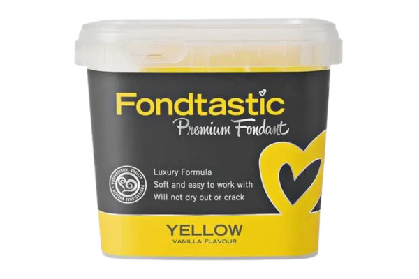 Yellow Premium Fondant 1kg - Fondtastic
