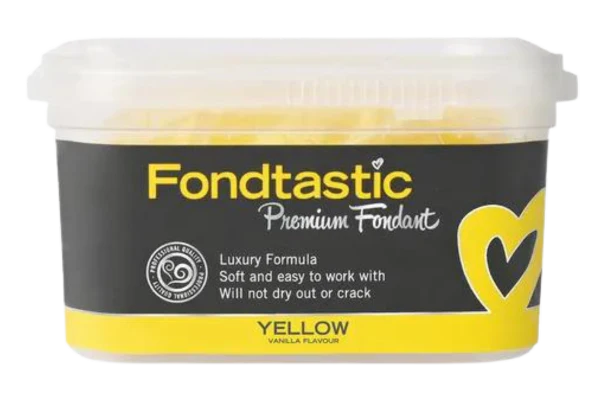 Yellow Premium Fondant 250g - Fondtastic